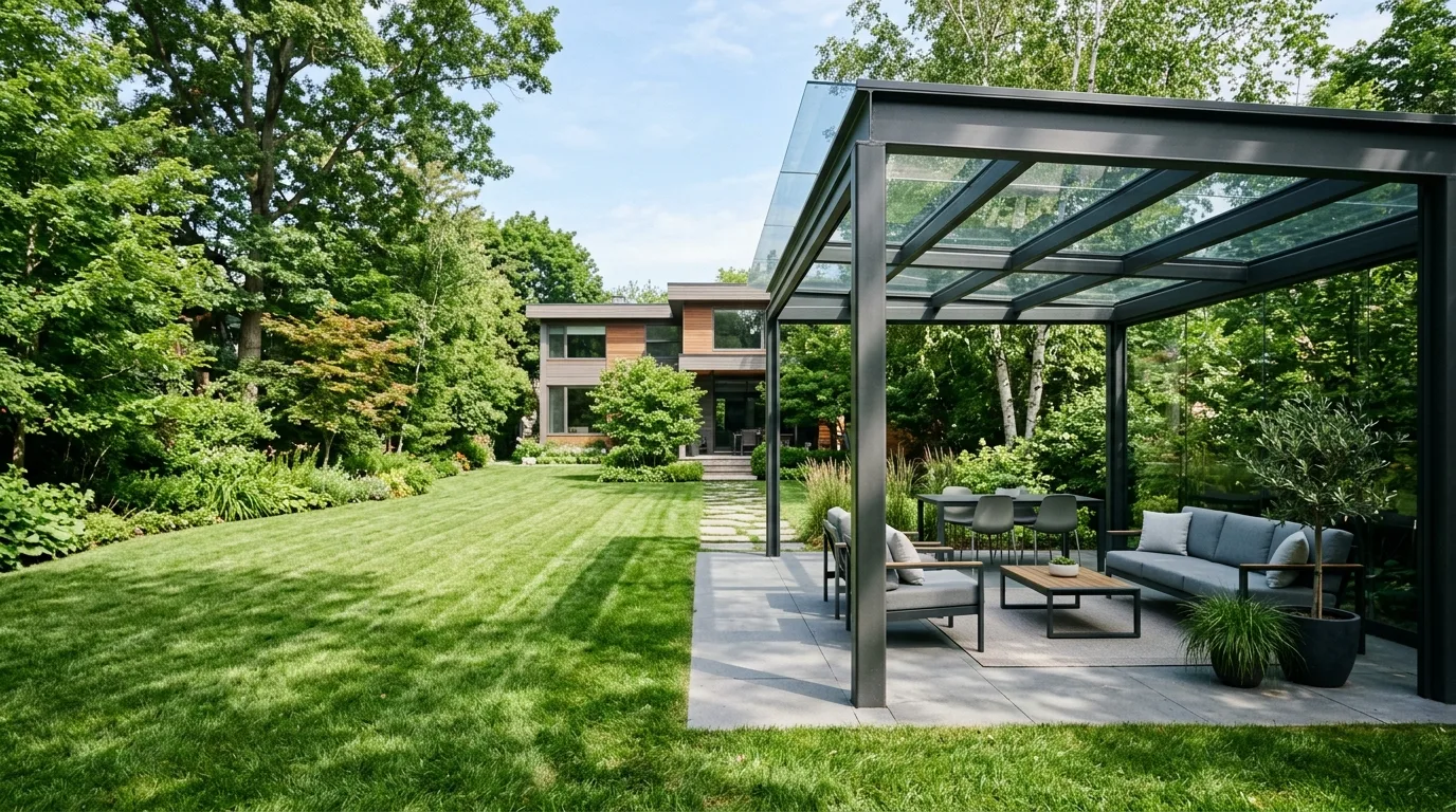 Poolside Pavilion Retreat